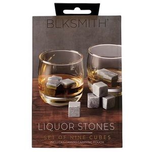 NWT BLKSMITH Liquor Stones - Set of 9 w/ Canvas Pouch